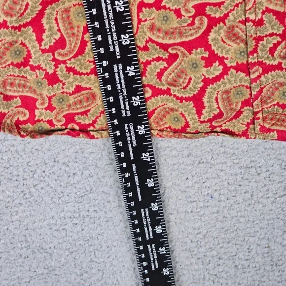 Lauren Ralph Lauren Denim Style Shirt Womens Medium Multi Paisley Snap Button-Up - Picture 3 of 8